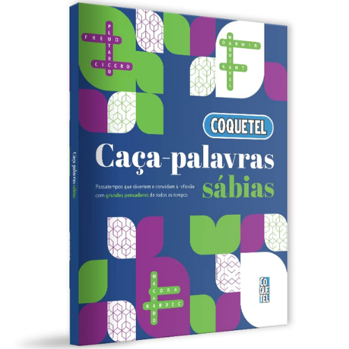 Livro Coquetel Caça-Palavras Sábias - Shopping Guararapes